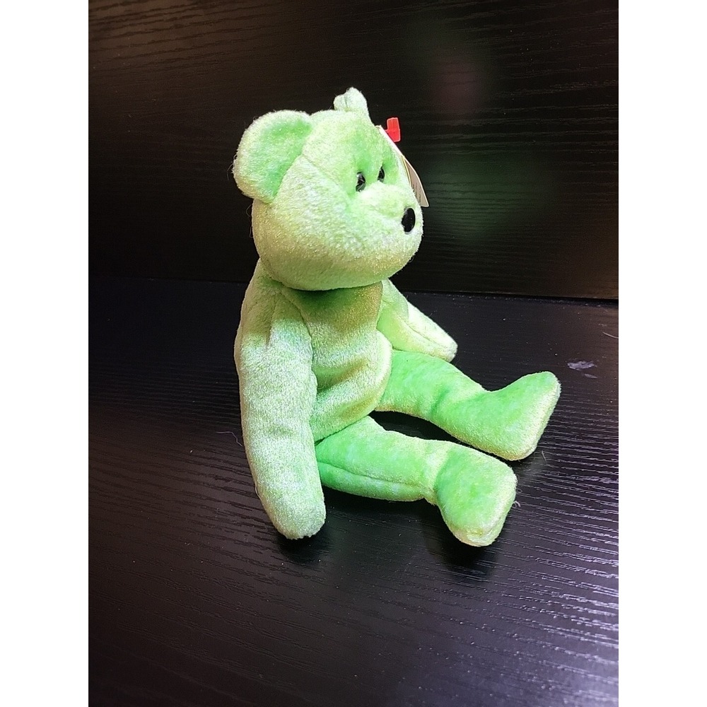 Ty Beanie Baby Kicks the Soccer Bear Push Toy